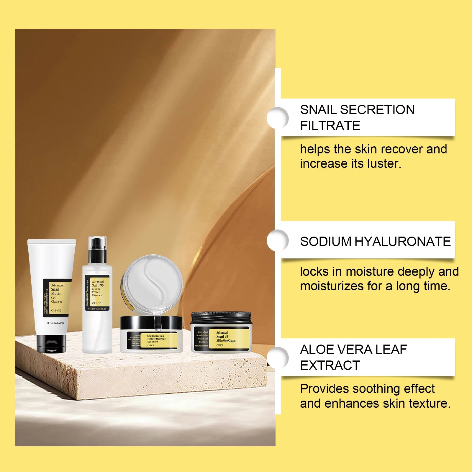 Snail Mucin Skincare Set