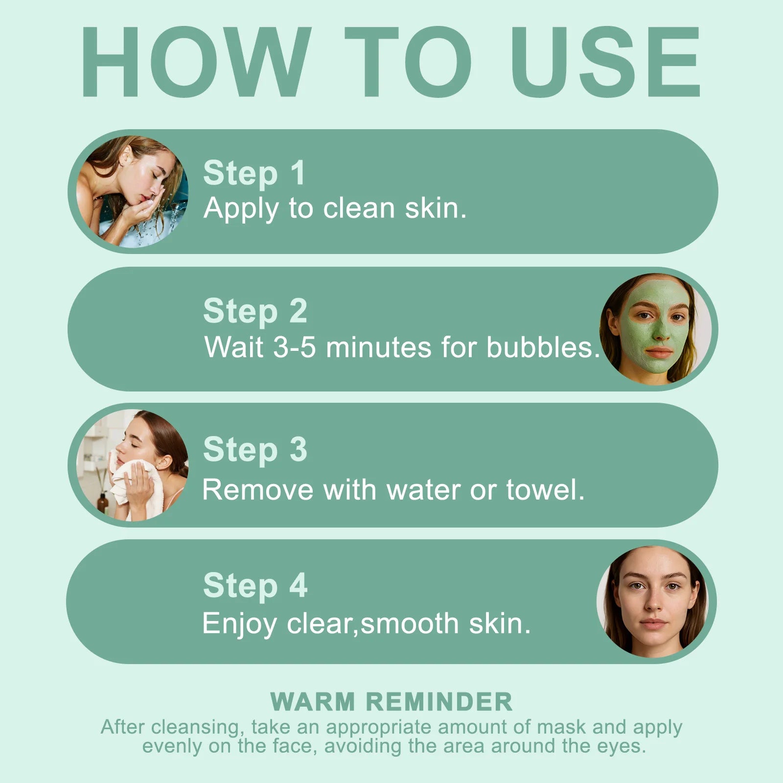 Basil Carbonated Bubble Mask